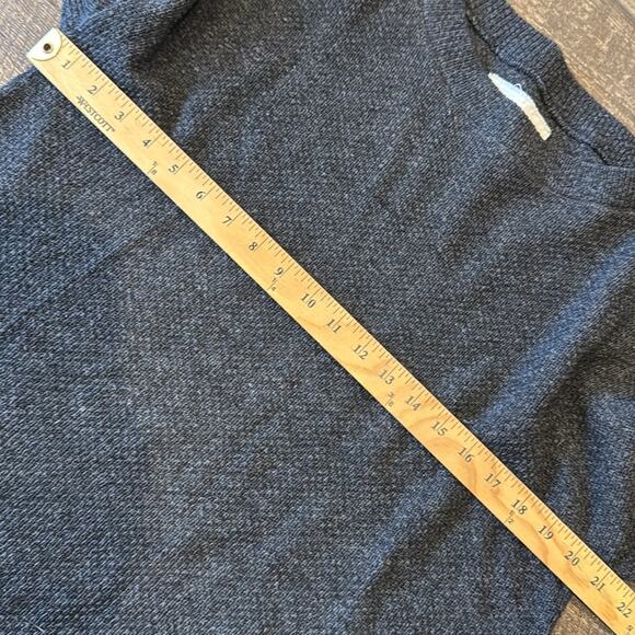 V Room Women's Hi Lo Sweater Midi Dress Charcoal Gray Size L - Picture 5 of 8